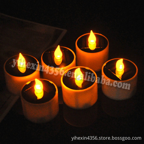 Boruit Solar Candle Light Romantic Warm White Candle Light (6 unit / pack)